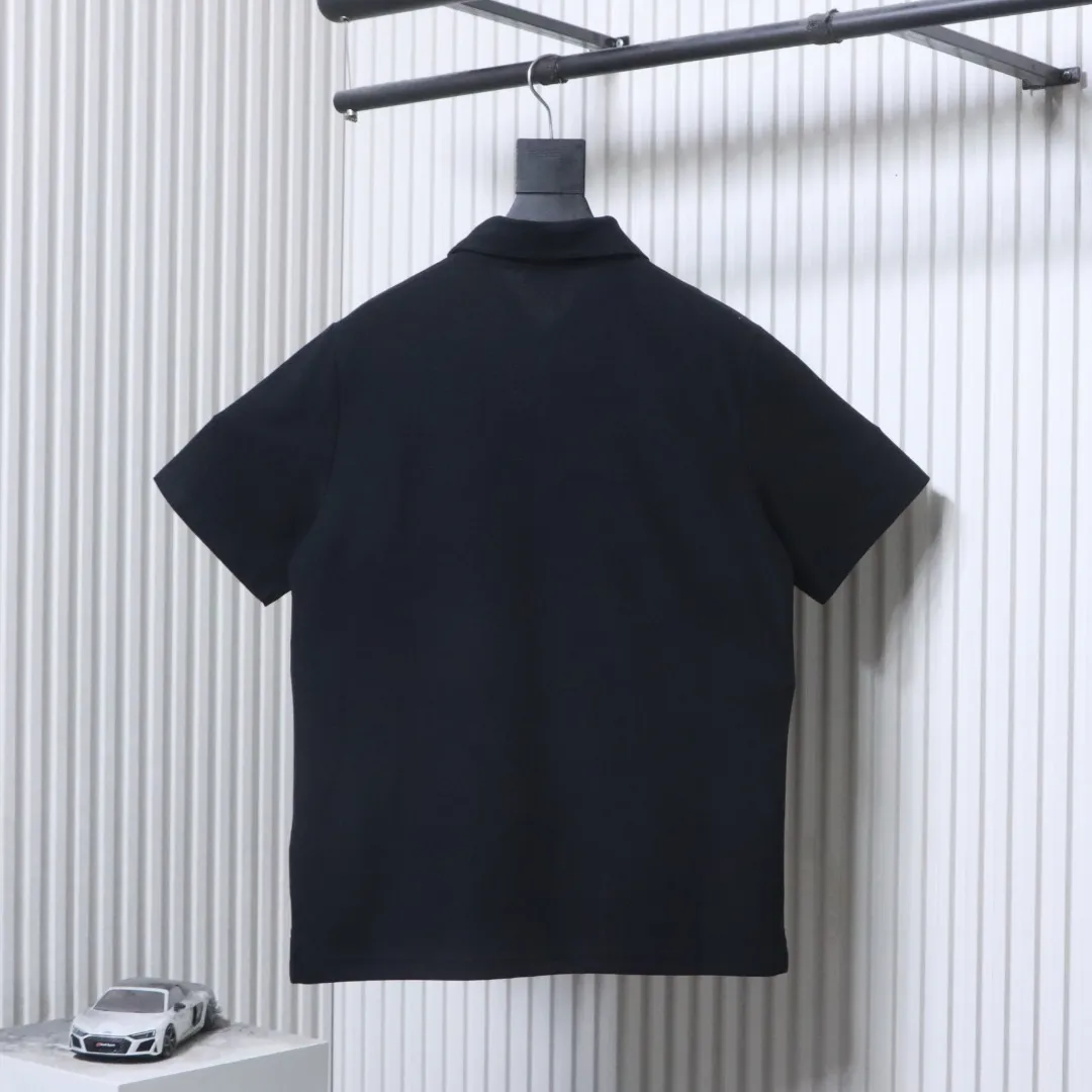 Back Dark Embossed Badge Polo T-Shirt