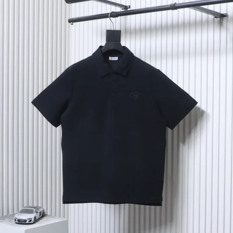 Dark Embossed Badge Polo T-Shirt