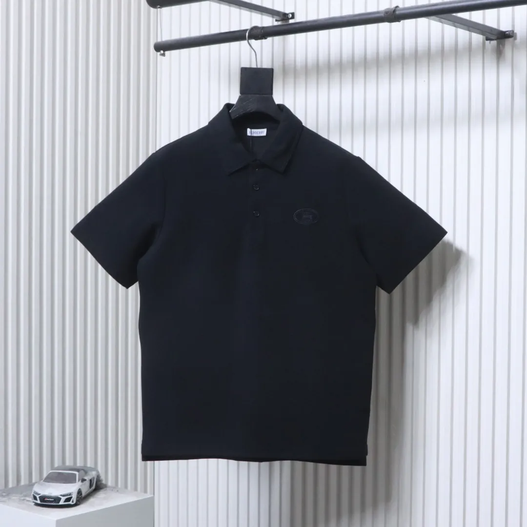 Dark Embossed Badge Polo T-Shirt