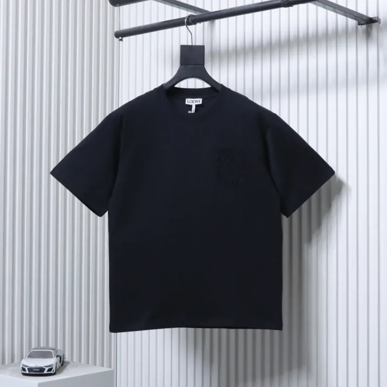 Embossed Anagram Logo T-Shirt