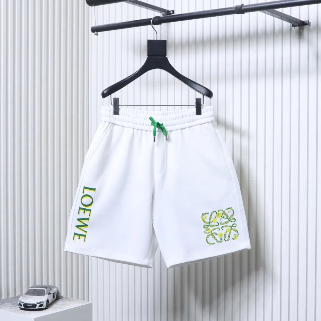 Floral Vine Logo Print Shorts