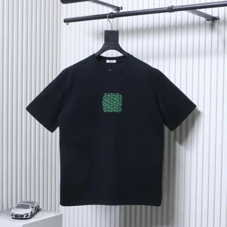 Geometric Sequin Embroidered T-Shirt
