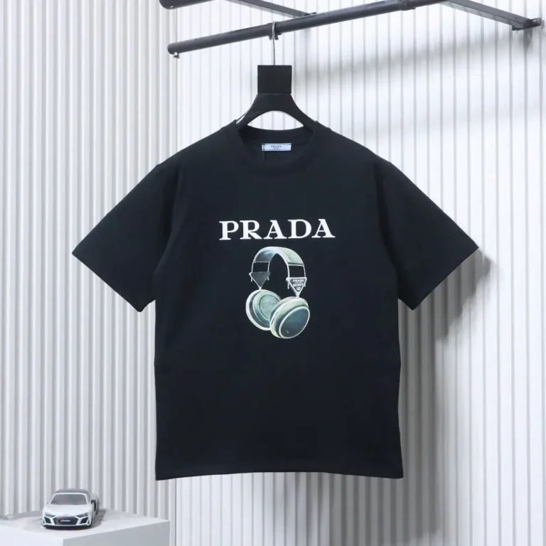 Headphone Graphic Digital Print T-Shirt
