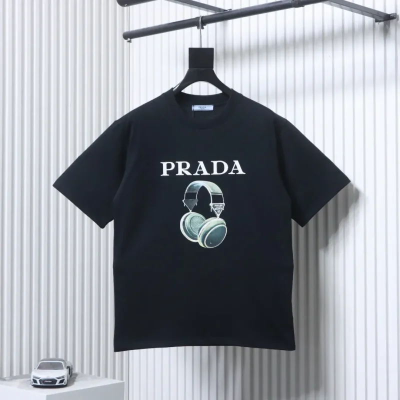 Headphone Graphic Digital Print T-Shirt