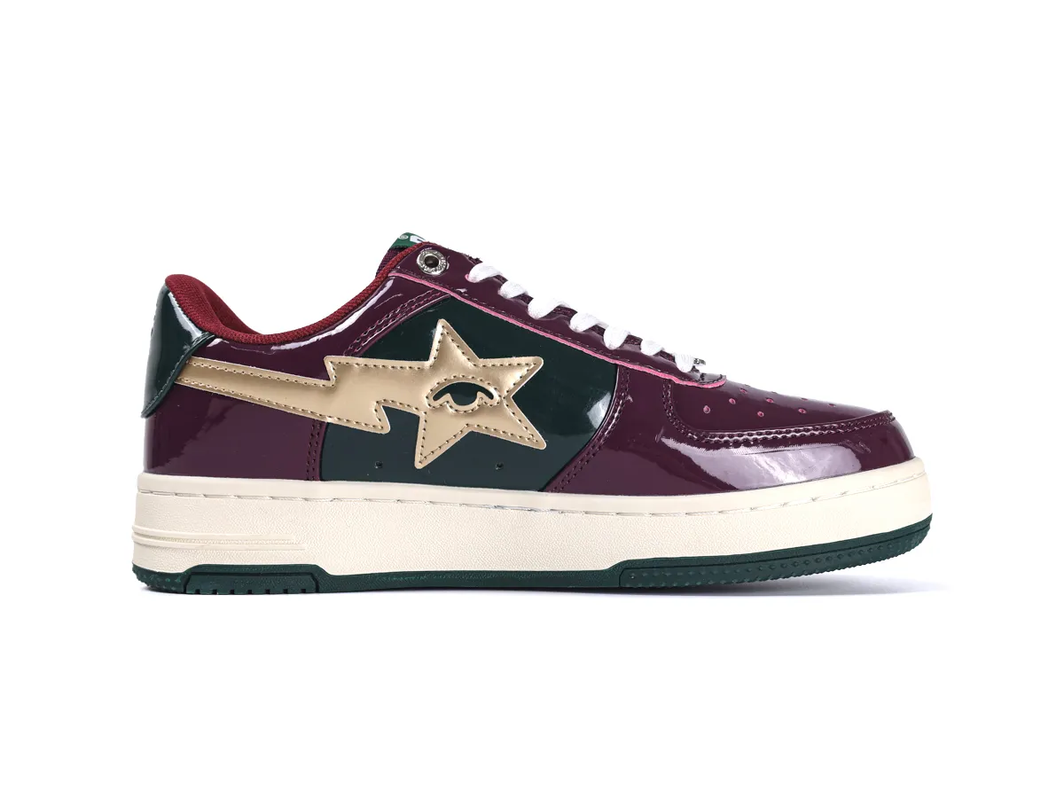 KidSuper x A Bathing Ape BAPE STA POR Burgundy Right Side View
