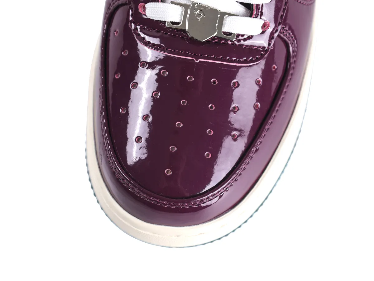 KidSuper x A Bathing Ape BAPE STA POR Burgundy Top View