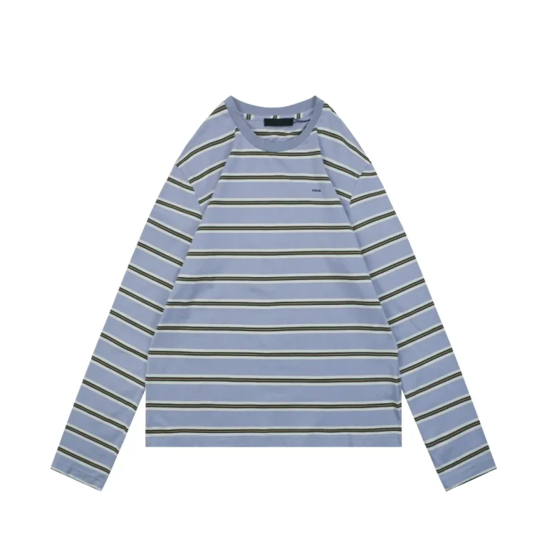 Light Purple Striped Long Sleeve Shirt