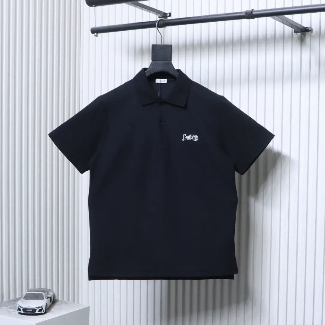 Logo Embroidered Piqué Cotton Polo T-Shirt