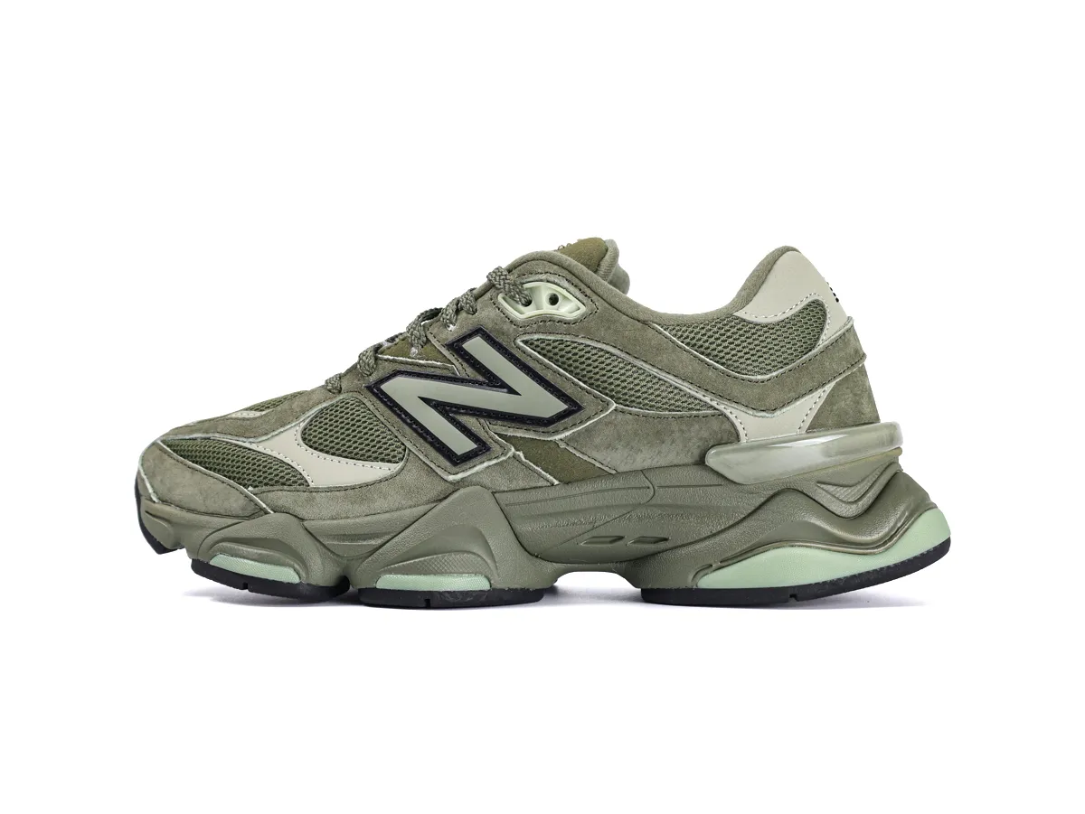New Balance 9060 Dark Olivine Left Side View
