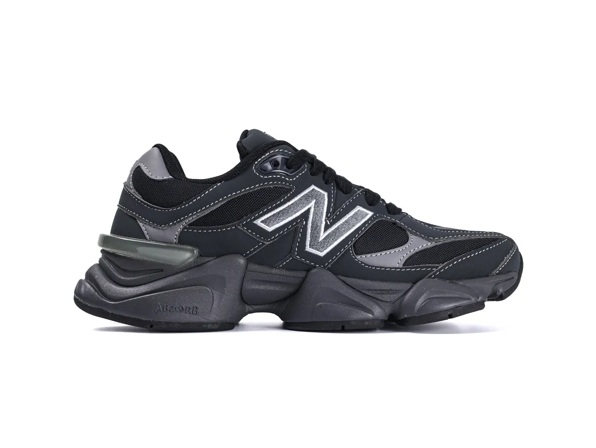 New Balance 9060 Mono Black Right Side View