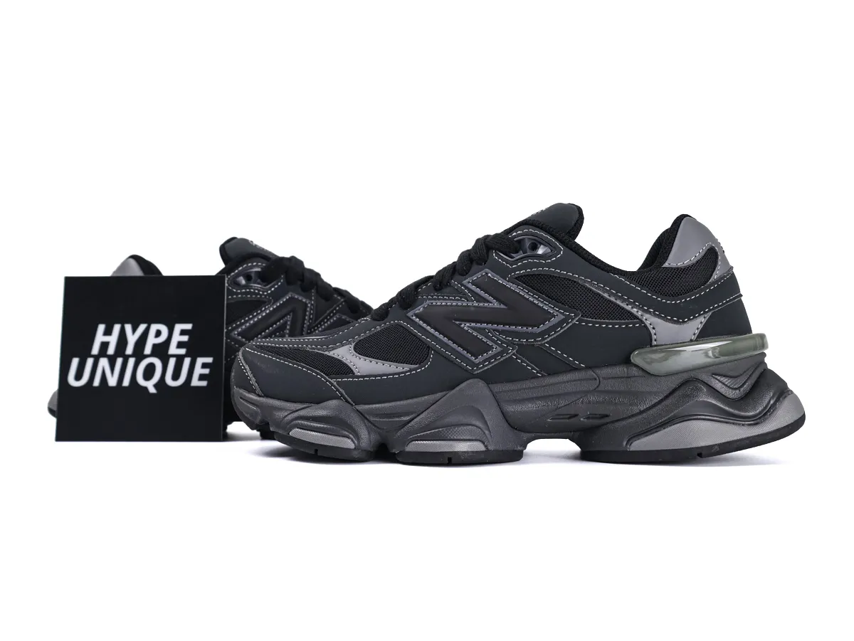 New Balance 9060 Mono Black Side Profile