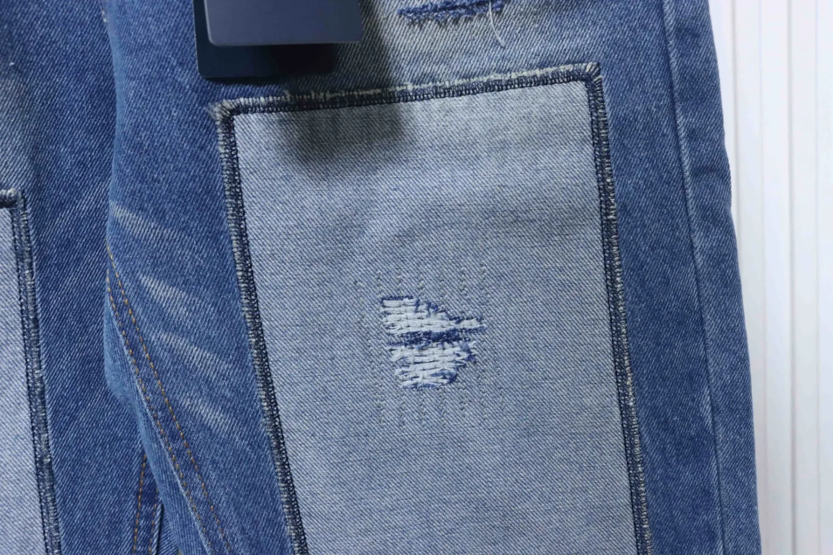 Distressed Patchwork Detail