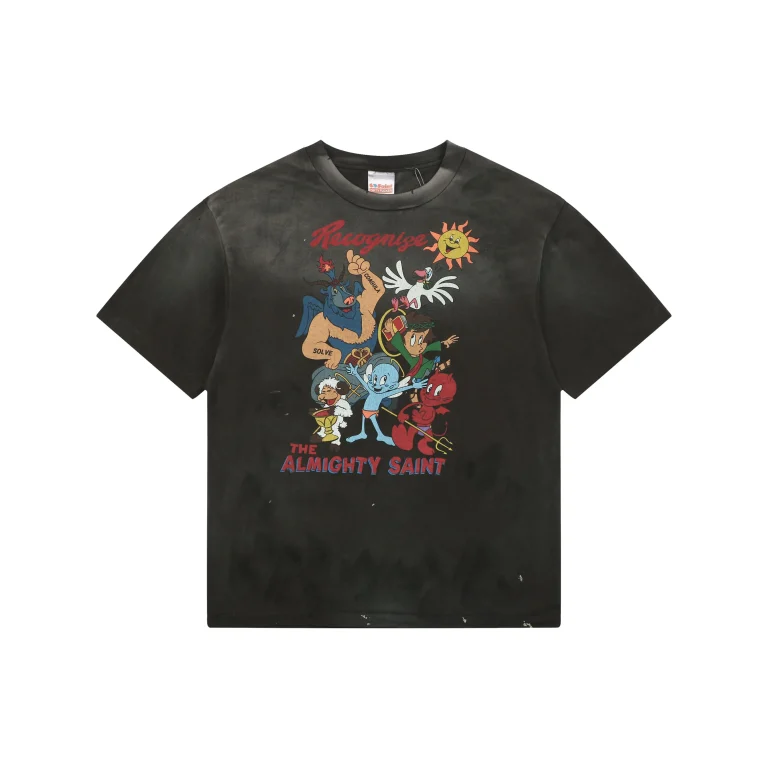 Saint Michael Cartoon Spirits Graphic T-Shirt