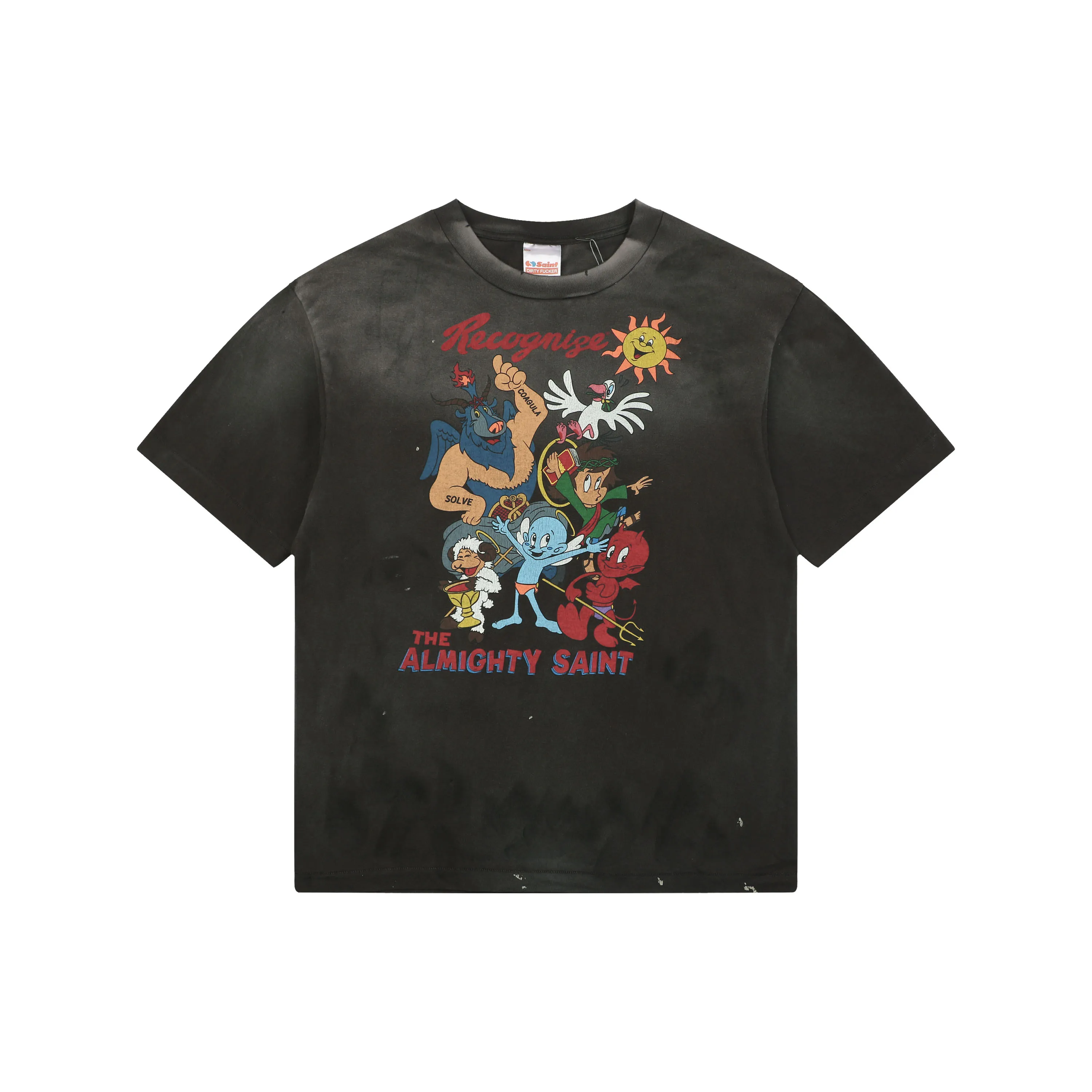 Saint Michael Cartoon Spirits Graphic T-Shirt