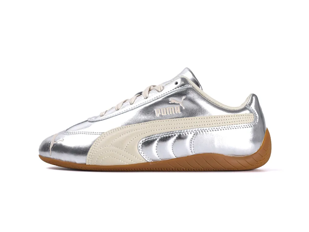 Speedcat Silver Sneakers Alpine SnowGum Left Side View