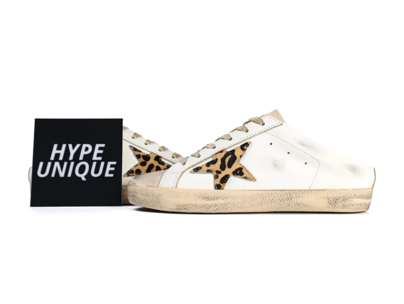 Super Star Sabots "Leopard Print"