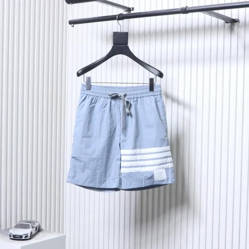 TB Four-Stripe Beach Shorts