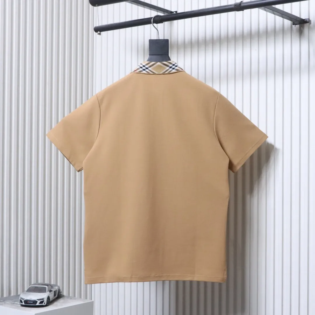 Back Vintage Check Collar Polo T-Shirt