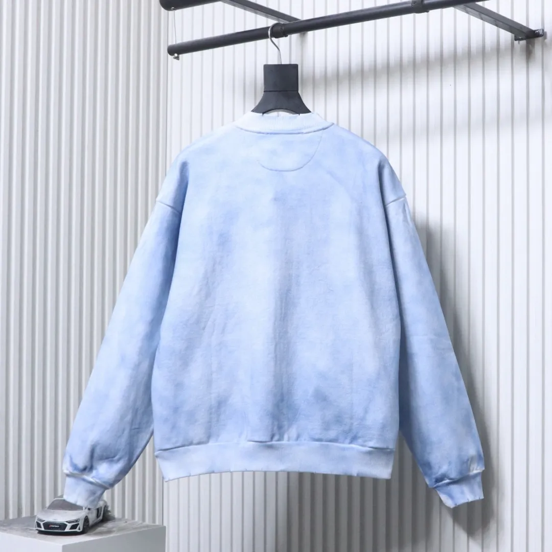 Back Acne 1996 Distressed Logo Zip-Up Baseball Jacket