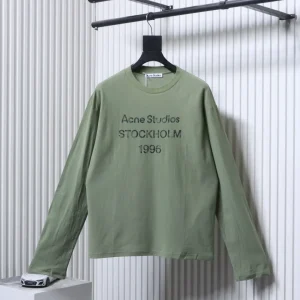 Acne 1996 Sandblasted Distressed Long-Sleeve Shirt