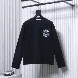 Acne Circle Letter Long-Sleeve Shirt