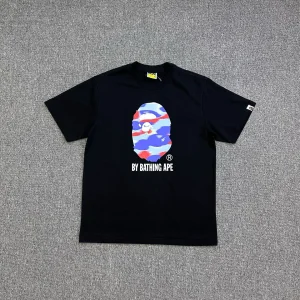 BAPE Camouflage Ape Head Logo Crew Neck T-Shirt