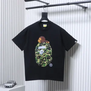 BAPE Camouflage Ape Head Monkey Logo T-Shirt
