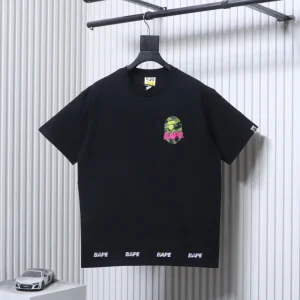 BAPE Reflective Letter Triple Ape Head Camo T-Shirt