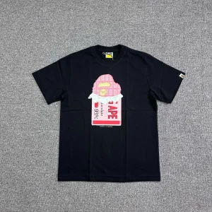 BAPE Valentine’s Day Ape Head Chocolate Graphic T-Shirt