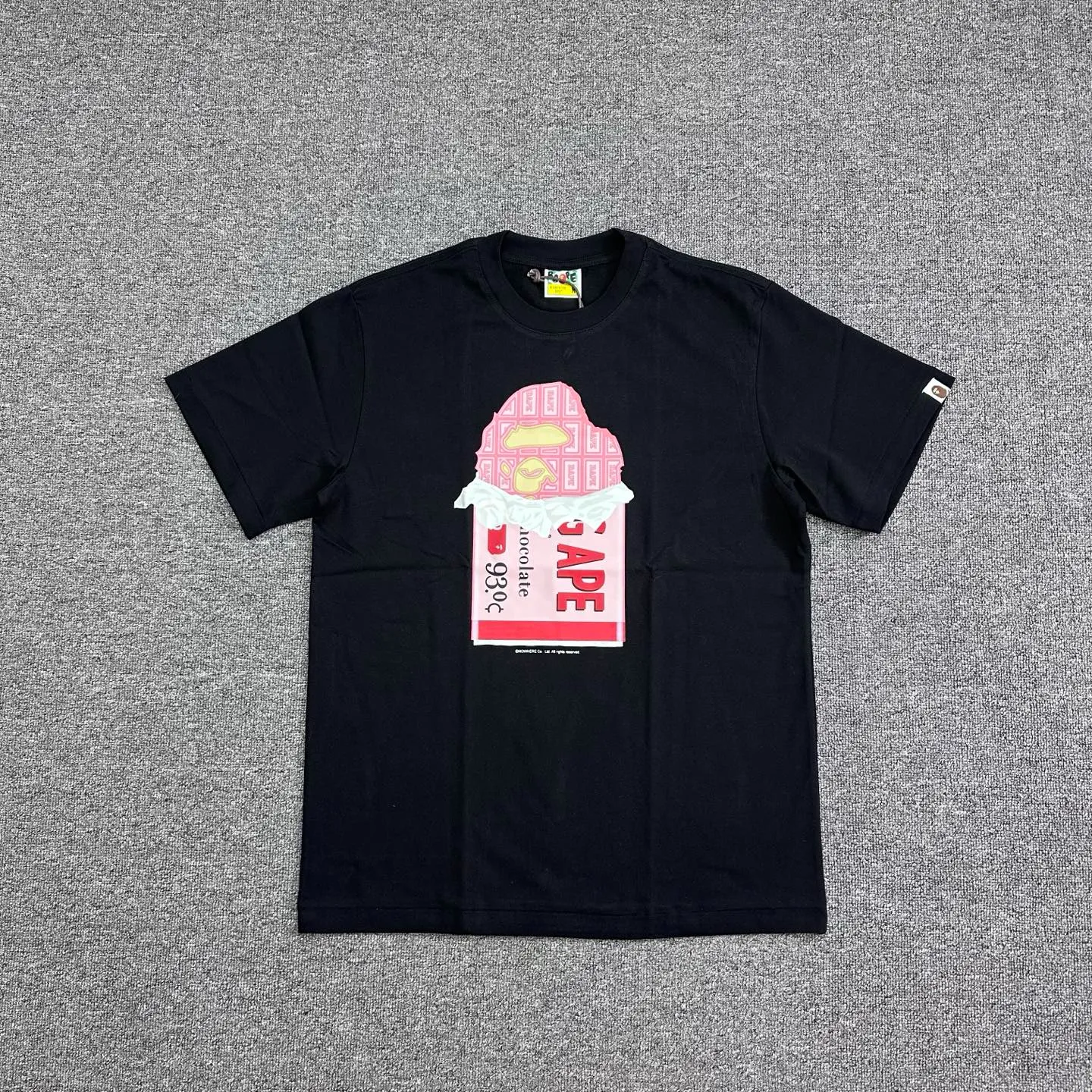 BAPE Valentine’s Day Ape Head Chocolate Graphic T-Shirt