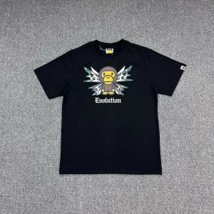 BAPE x Evolution Cartoon Ape Butterfly T-Shirt