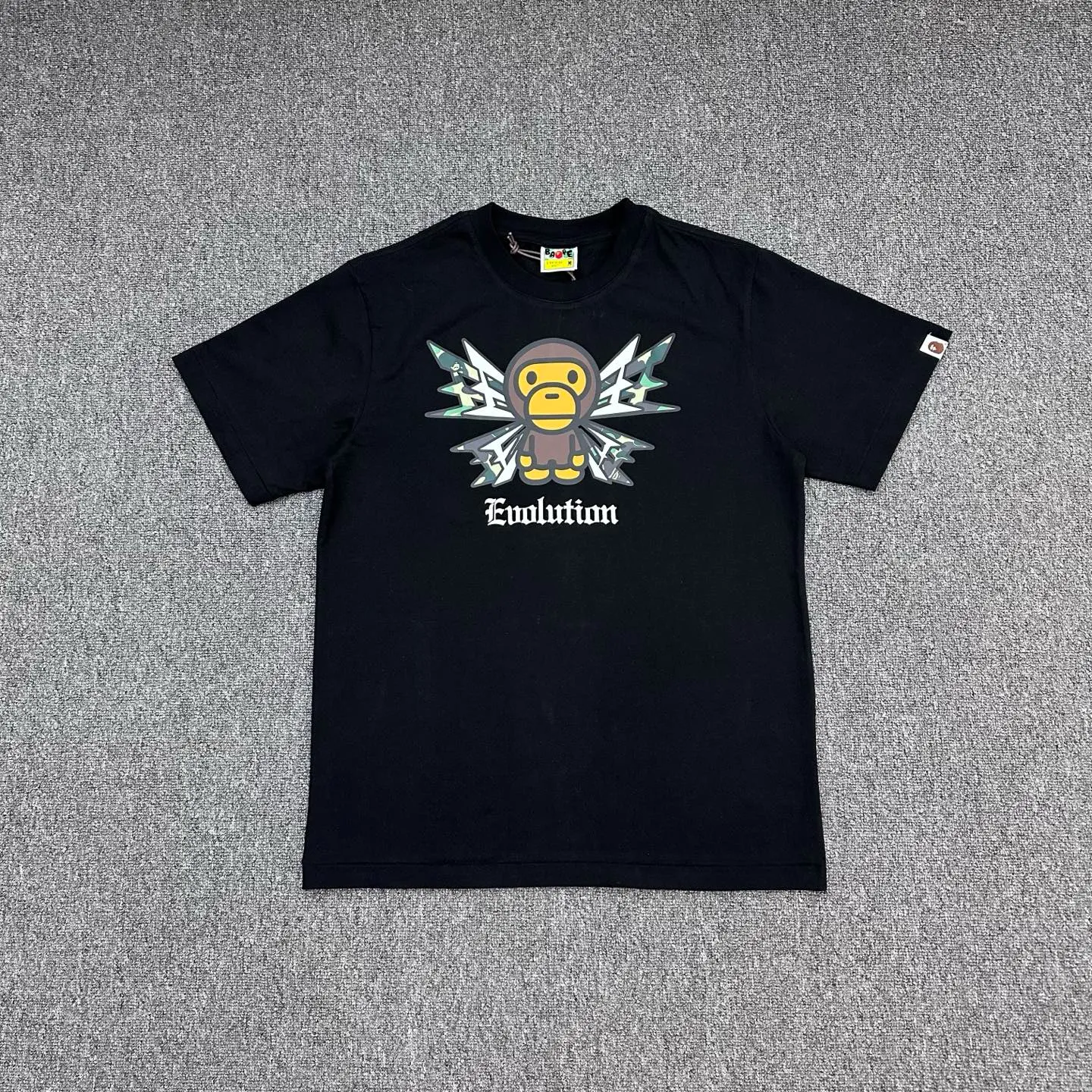 BAPE x Evolution Cartoon Ape Butterfly T-Shirt