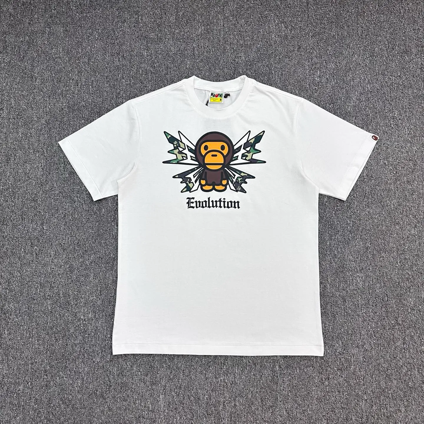 BAPE x Evolution Cartoon Ape Butterfly T-Shirt