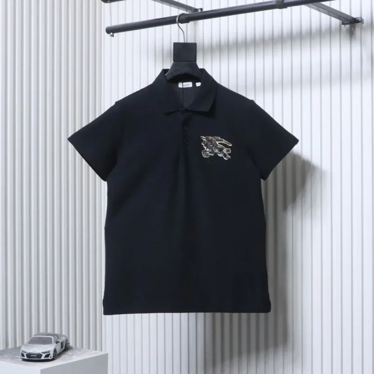 BBR Check Equestrian Knight Embroidered Polo T-Shirt