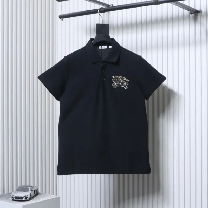BBR Check Equestrian Knight Embroidered Polo T-Shirt