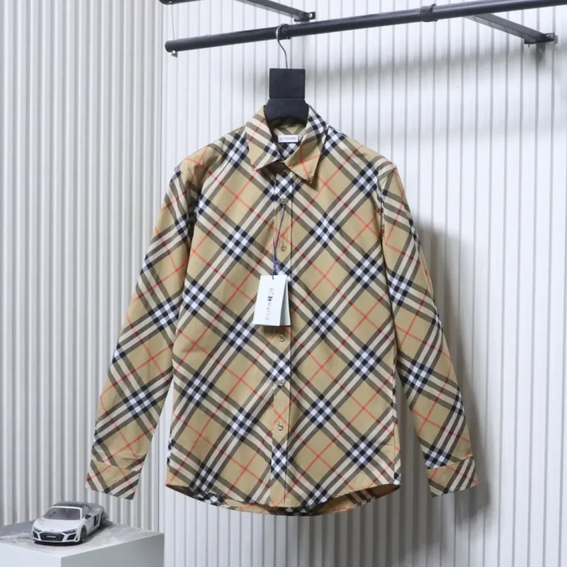 BBR Check Twill Cotton Long-Sleeve Shirt