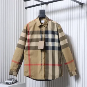 BBR Classic Large Check Cotton Long-Sleeve Shirt