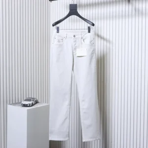 BC Grey-White Straight-Leg Stretch Jeans
