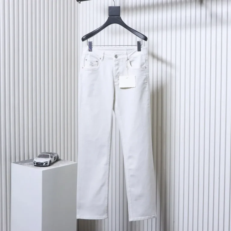 BC Grey-White Straight-Leg Stretch Jeans