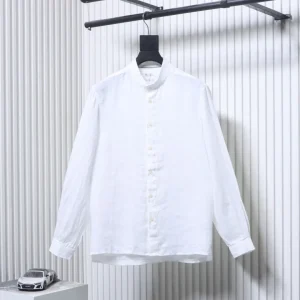 BC Linen Henley Collar Shirt