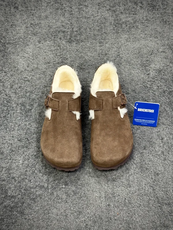 BK Boston "Mink" London Shearling Clogs