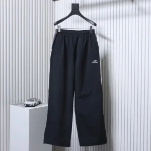BLCG 24FW Embroidered Wide-Leg Track Pants