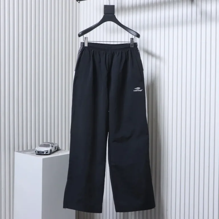 BLCG 24FW Embroidered Wide-Leg Track Pants