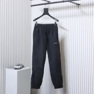 BLCG Black Reverse Logo Zip-Hem Track Pants