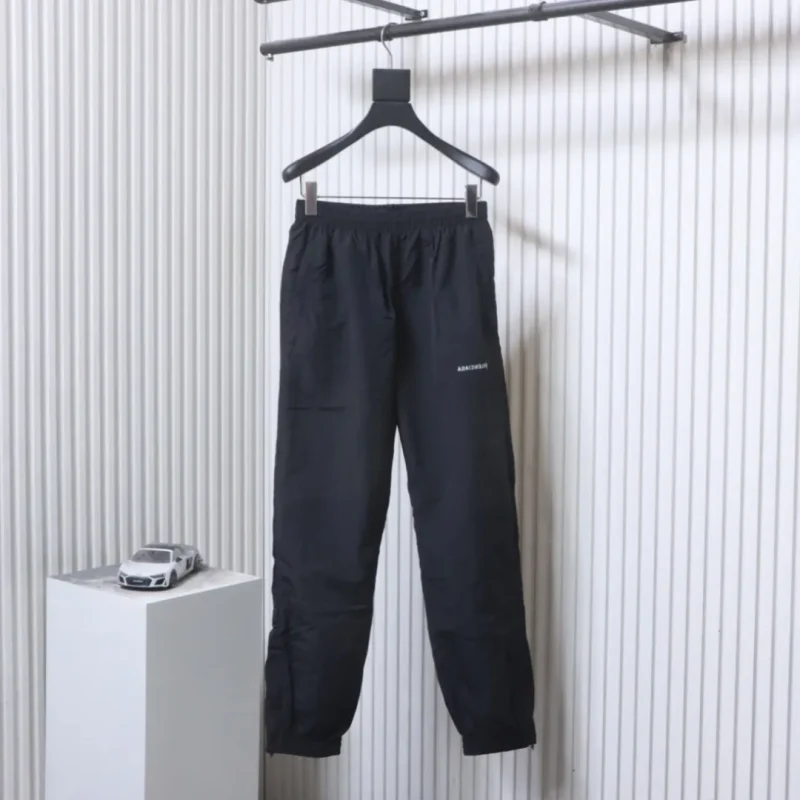 BLCG Black Reverse Logo Zip-Hem Track Pants
