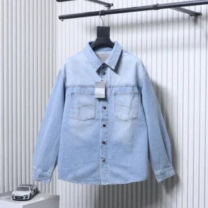 BLCG Washed Denim Long-Sleeve Shirt