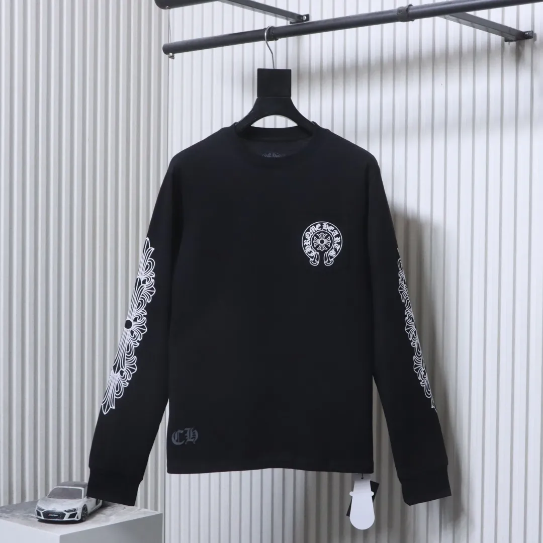 CH 25FW Las Vegas Horseshoe Print Long-Sleeve Shirt