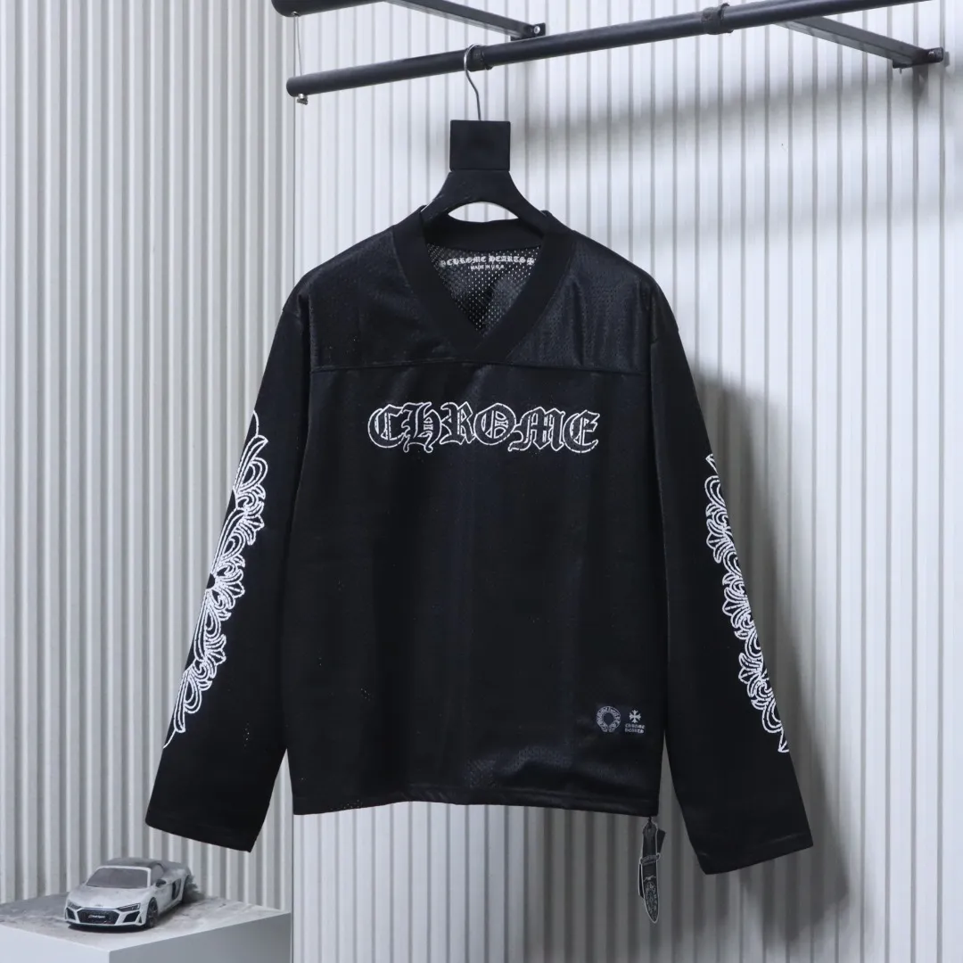CH 25FW Pink Sanskrit Mesh Hockey Jersey T-Shirt