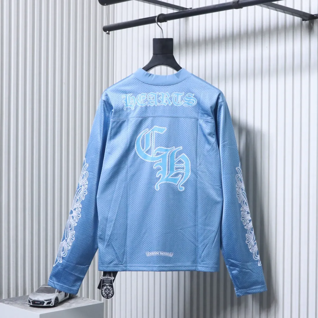 Back CH 25FW Pink Sanskrit Mesh Hockey Jersey T-Shirt