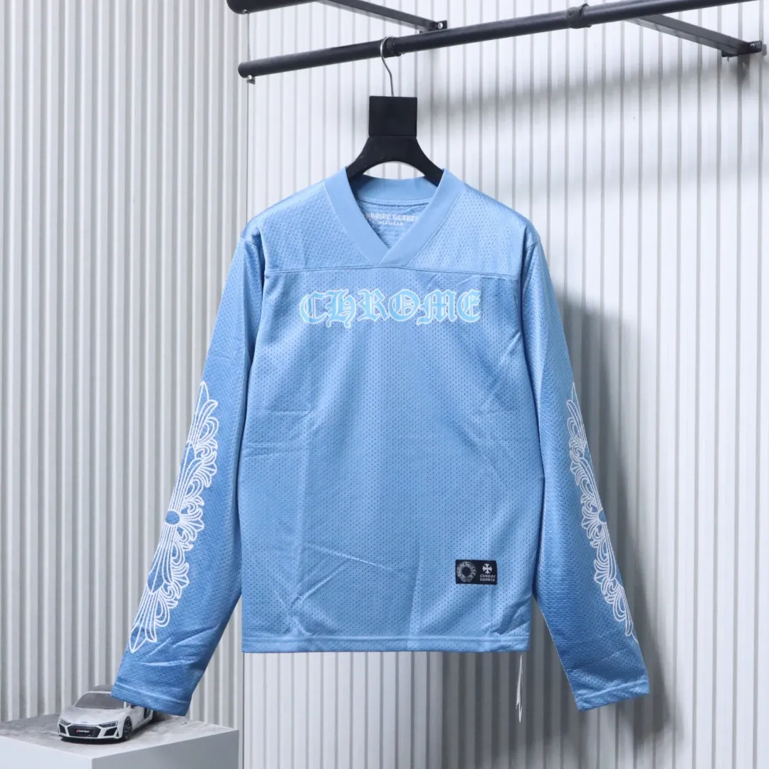 CH 25FW Pink Sanskrit Mesh Hockey Jersey T-Shirt